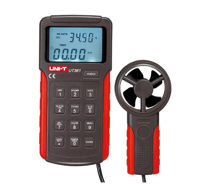 Máy đo tốc độ gió, nhiệt độ UNI-T UT361 (2m/s~30m/s,0°C~40°C)